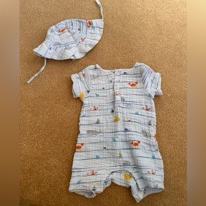 Angel Dear Romper and Hat